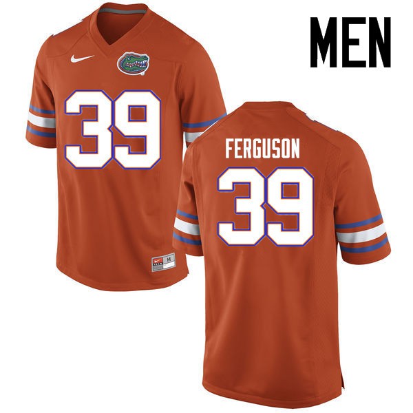 Florida Gators Men #39 Ryan Ferguson College Football Jersey Orange
